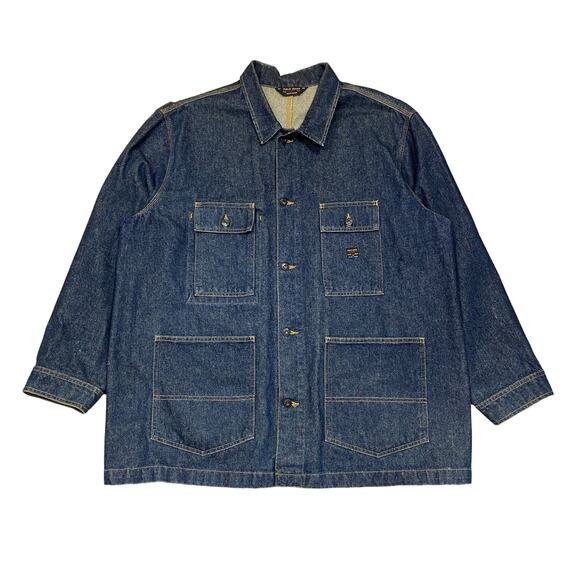 Polo Jeans Company Denim Barn Chore Jacket Men's XL Cottagecore - Picture 1 of 14